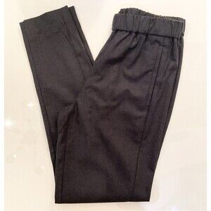 Theory Pants Women’s P Navy Pull On Side Pockets Wool Blend